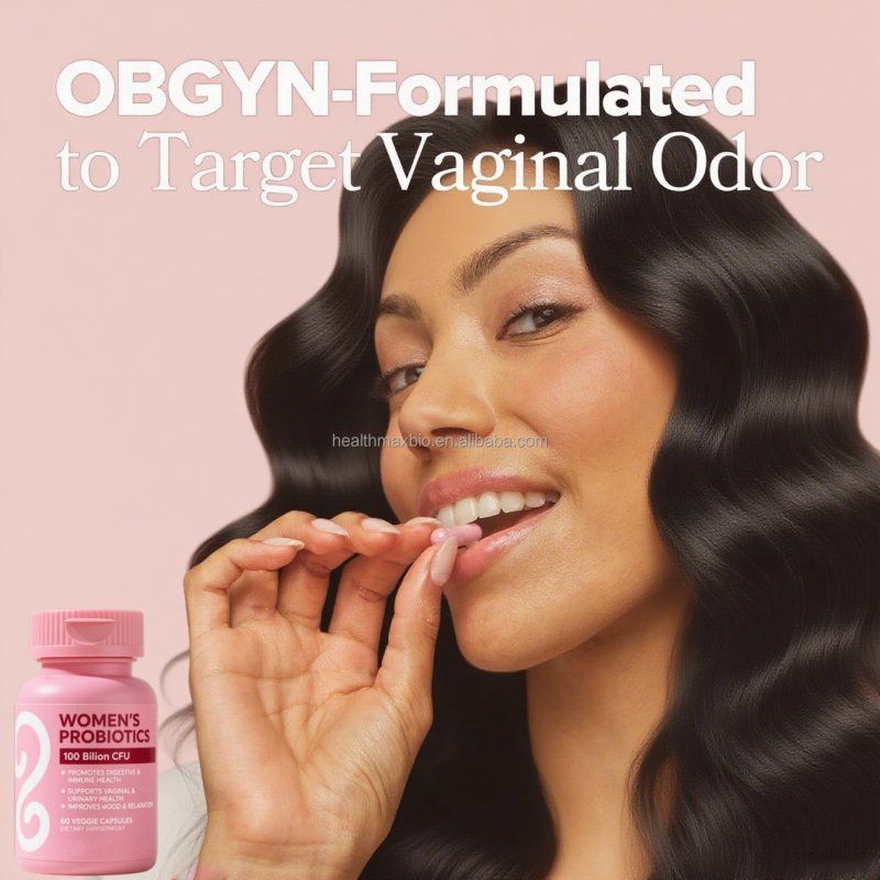 Organic Probiotics for Women Factory - 50 Billion CFU Gut Health Prebiotic Capsule