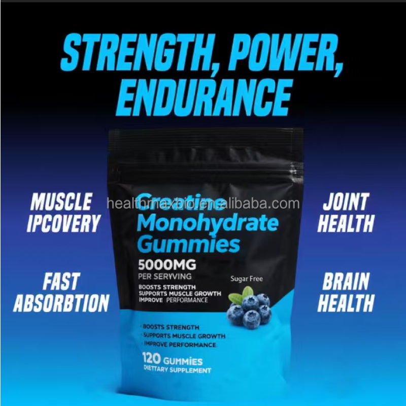 Muscle Growth Gummies Factory - OEM/ODM Private Label 5000mg Creatine Gummies