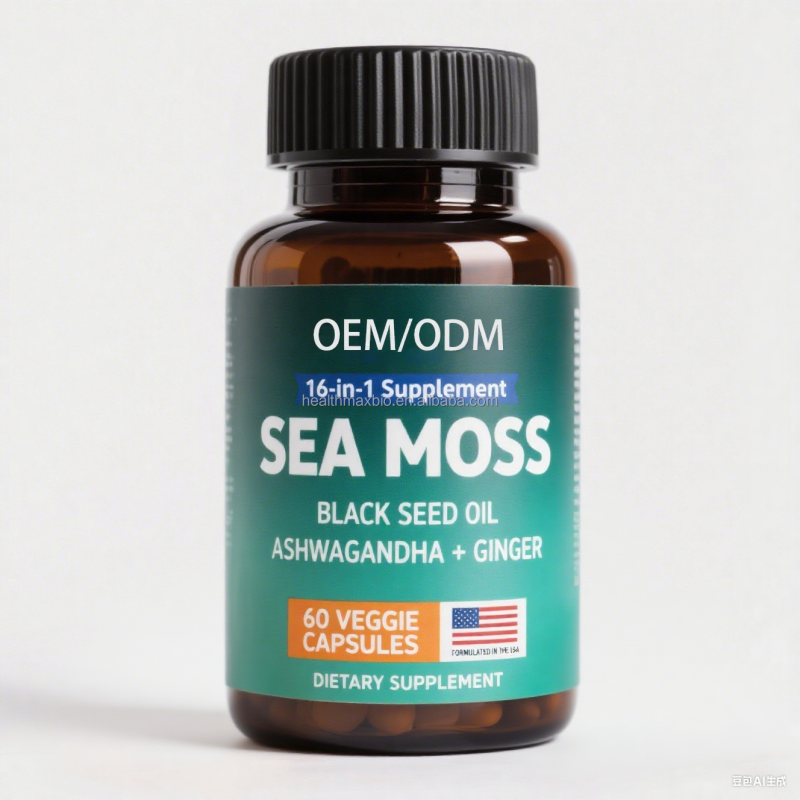Sea Moss Capsules Supplier - OEM 16-in-1 Immune System Skin Energy Support