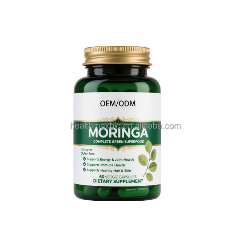Natural Moringa Detox Capsules Supplier - OEM Private Label Organic Leaf Powder