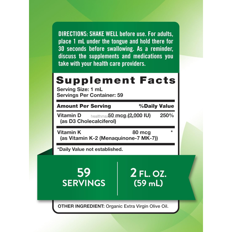 Vitamin D3 K2 Drops Supplier - OEM Private Label Bones Heart Mood Immune Health