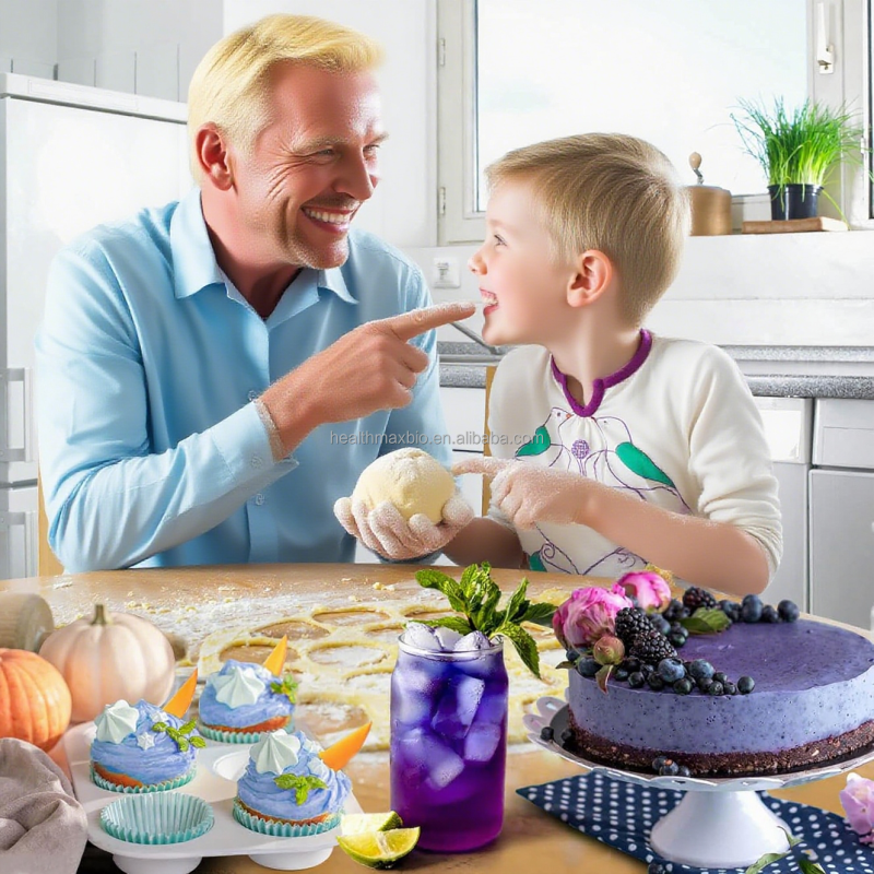 Blue Matcha Butterfly Pea Flower Powder Supplier - Customized 100% Pure Water Soluble