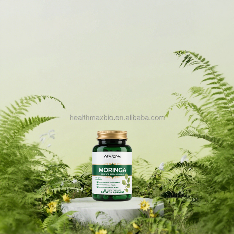 Natural Moringa Detox Capsules Supplier - OEM Private Label Organic Leaf Powder