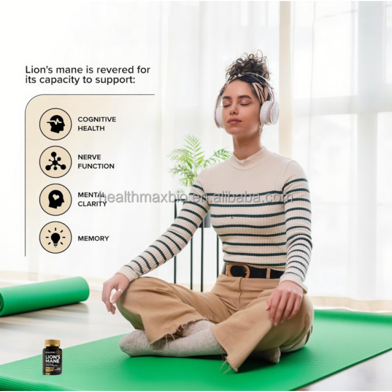 Lion's Mane Capsules Manufacturer - OEM Mushroom Supplement for Brain Wellness