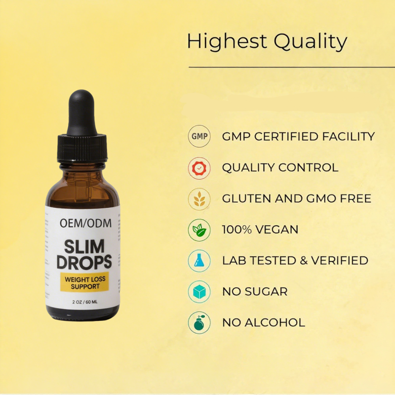 Slim Drops for Fat Burning Factory - OEM Private Label Ketosis Weight Loss Drops