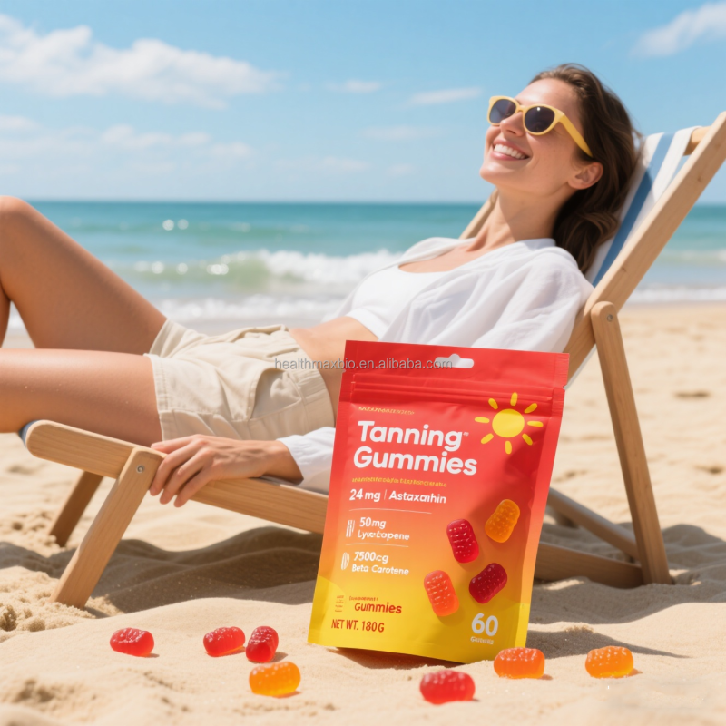 Tanning Gummies Supplier - OEM Private Label Skin Care Supplement Tan Boost