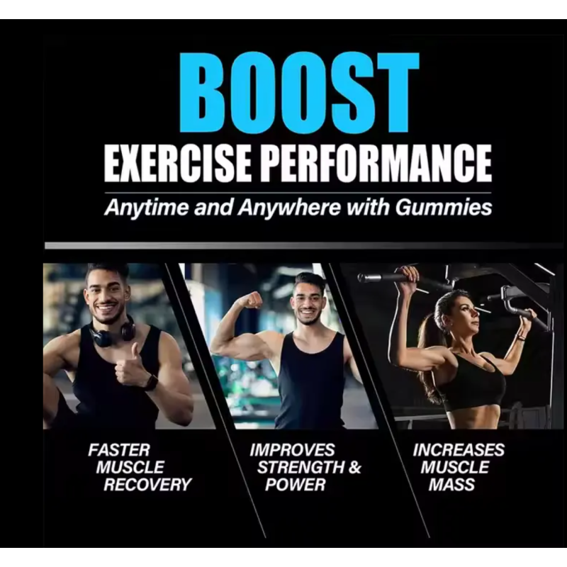 Creatine Monohydrate Gummies Factory - OEM Enhance Exercise Endurance 5g per Serving