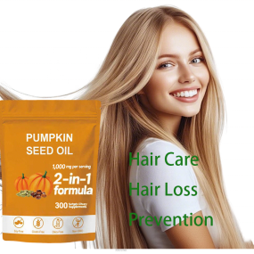 Pumpkin Seed Oil Softgels Factory - OEM Private Label Hair Health Herbal Supplement