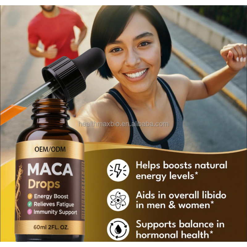 Organic Maca Root Drops Supplier - OEM/ODM Energy Drink 60ml Immune Support Liquid