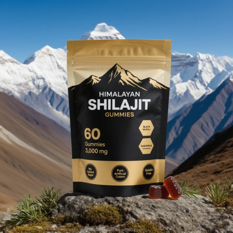 Himalayan Shilajit Gummies Factory - Private Label Sugar Free Ashwagandha Blend