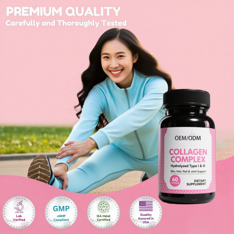 Multi Collagen Capsule Manufacturer - OEM/ODM Hydrolyzed Peptides Anti-aging Complex