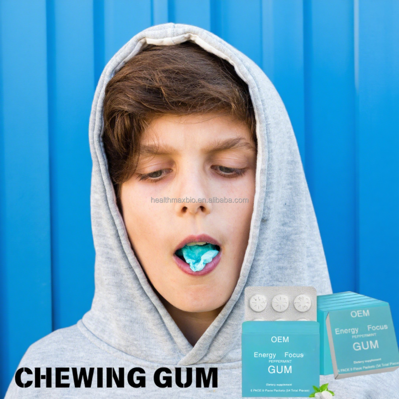 L-Theanine Energy Tablets Factory - Wholesale Caffeine Chewing Gums Focus Support