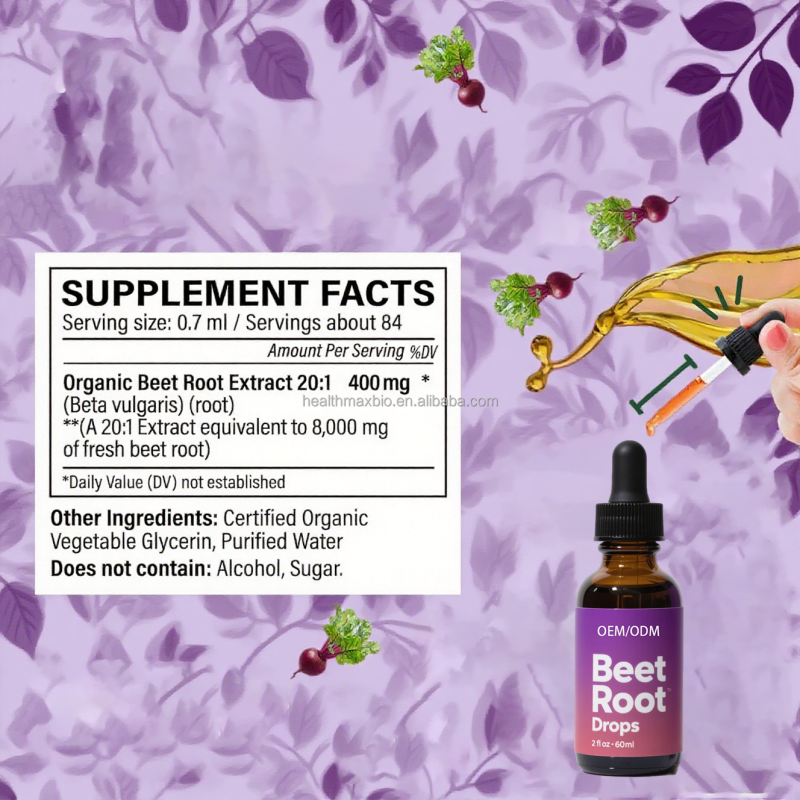 Beet Root Drops Manufacturer - OEM/ODM High Quality Circulatory Health Supplement