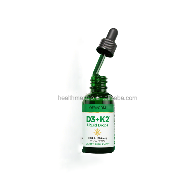 Vitamin D3 K2 Oral Oil Drops Manufacturer - Customized Immunity Bones Energy Support