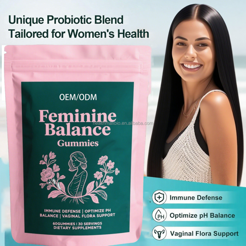 Vegan Feminine Balance Gummies Supplier - OEM Probiotics for Women's Health