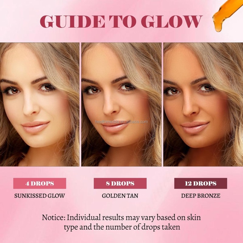 Sunless Tanning Drops Supplier - OEM Drinkable Oral Melanin Enhancement