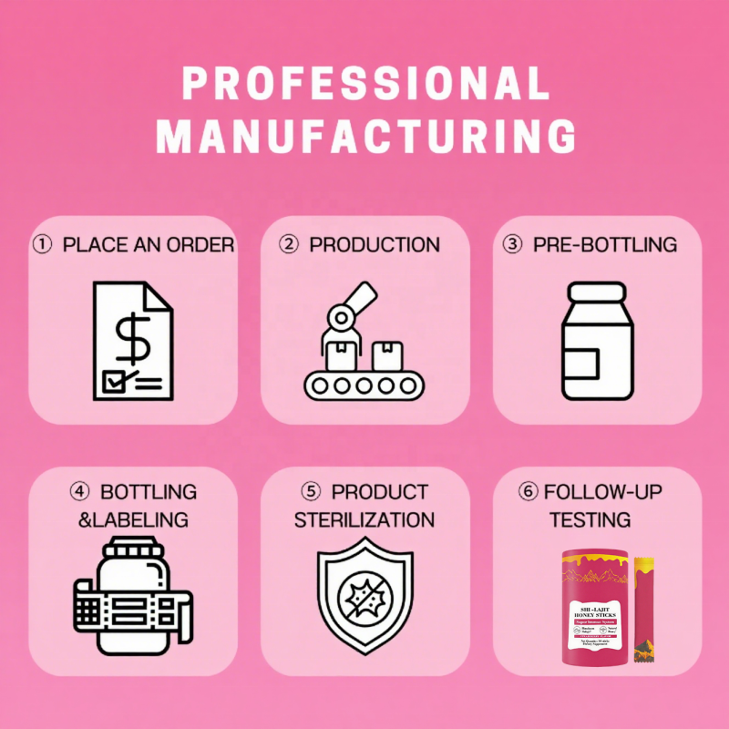 Himalayan Shilajit Honey Sticks Supplier - OEM/ODM Packaging Energy Immune Boost