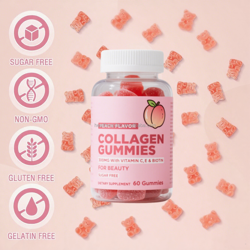 Collagen Gummies with Biotin Factory - OEM Private Label Hair Skin Nails Care