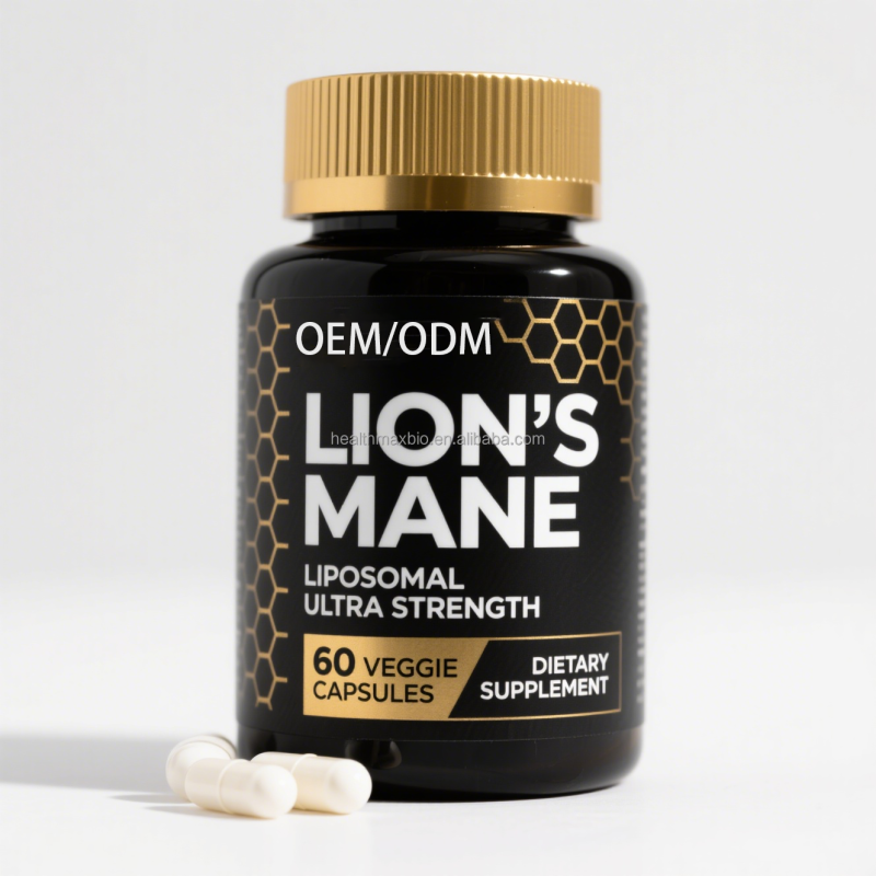 Lion's Mane Capsules Manufacturer - OEM Mushroom Supplement for Brain Wellness