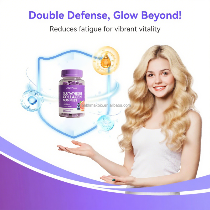 Gluta Gummies Manufacturer - OEM Private Label Skin Whitening Brightening Formula