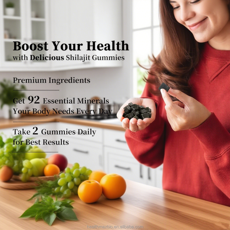 Himalayan Shilajit Gummies Factory - Private Label Sugar Free Ashwagandha Blend