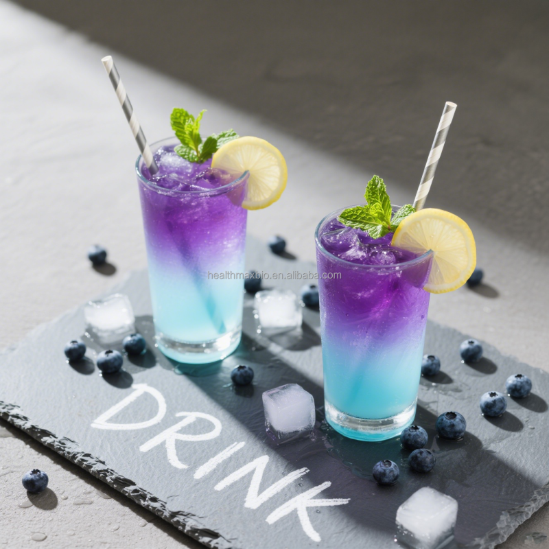 Blue Matcha Butterfly Pea Flower Powder Supplier - Customized 100% Pure Water Soluble