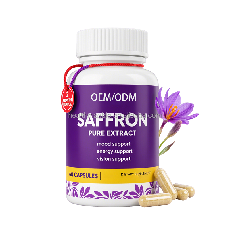 Happy Saffron Capsules Supplier - High Quality Mood Support with Curcumin Zinc