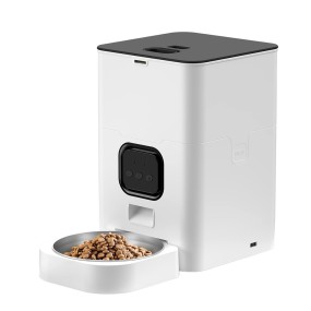 Automatic Feeder Manufacturer - 2025 4L Automatic Pet Feeder with WiFi APP Control Dual Power Supply Voice Recorder