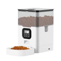 Automatic Feeder Factory - 2025 4L/6L Automatic Pet Feeder with WiFi APP Control Dual Power Supply Voice Recorder