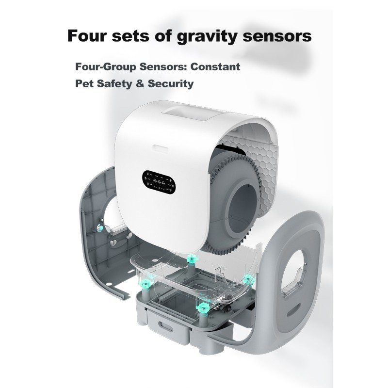 Cat Toilet Supplier - Intelligent Automatic Cat Litter Box with 101L Ultra Large Space Self Cleaning