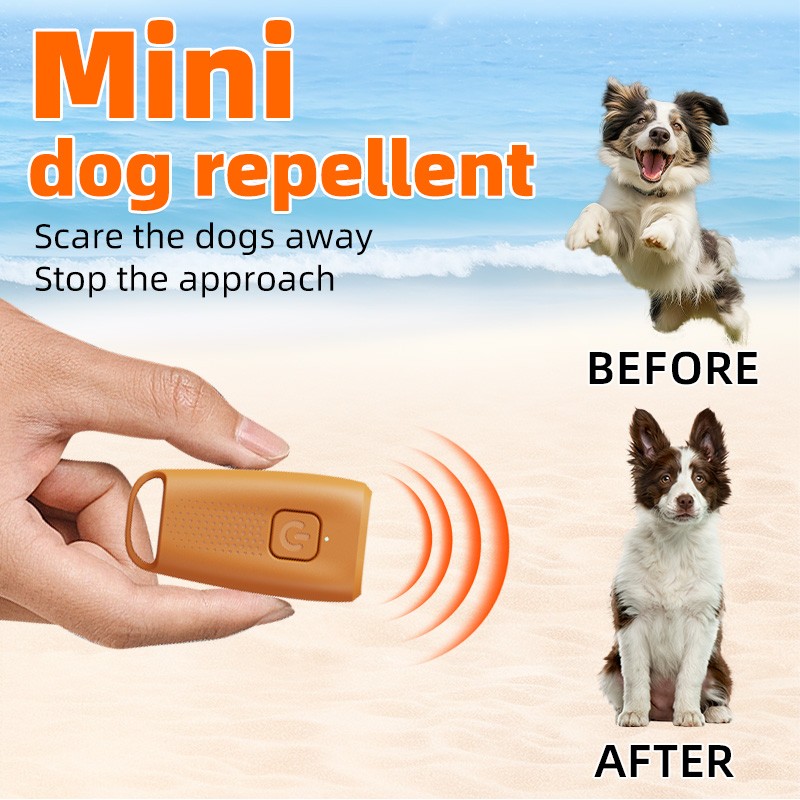 Dog Repeller Supplier - 2025 New Design Mini Rechargeable Ultrasonic Dog Repeller Indoor/Outdoor Bark Deterrent