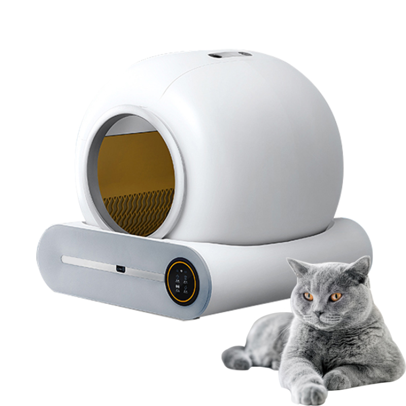 Smart Litter Box Factory - APP Control Odor Removal System Automatic Waste Disposal Safety Sensors