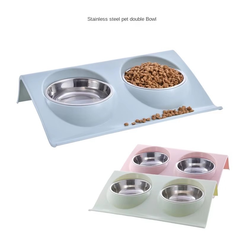 Pet Bowl Manufacturer - OEM Stainless Steel Double Bowl