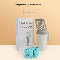 Cat Litter Set Factory - Custom Integrated Shovel Trash Can