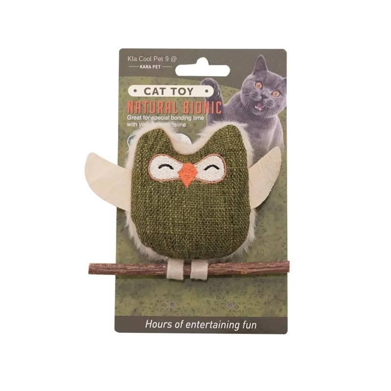 Cat Toys Factory - Custom Catnip Feather Grinding Stick