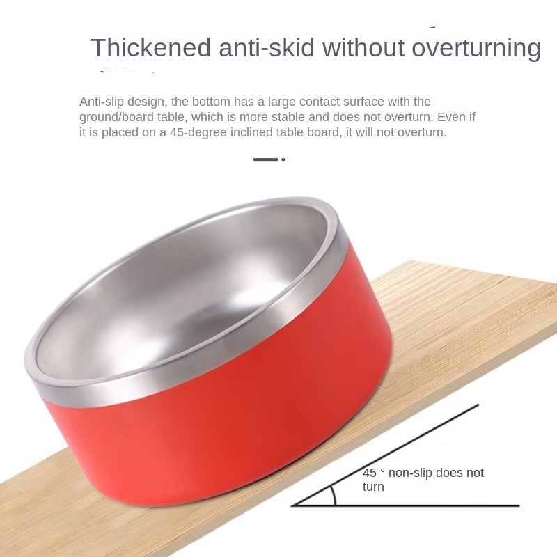 Dog Bowl Manufacturer - OEM 304 Stainless Steel Double-Layer