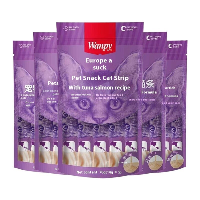 Cat Treats Manufacturer - OEM Milk Sucked Nutritious Strips