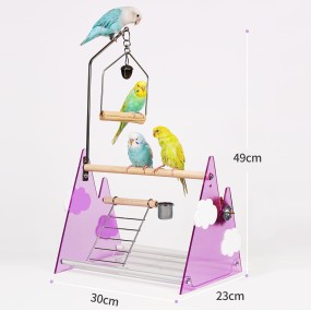 Transparent Birdcage Supplier - High-End Scene Metal Villa