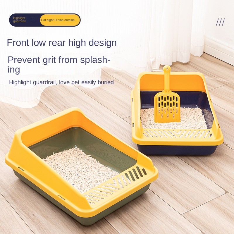 Semi-Enclosed Cat Litter Basin Factory - Anti-Splash Odor-Proof