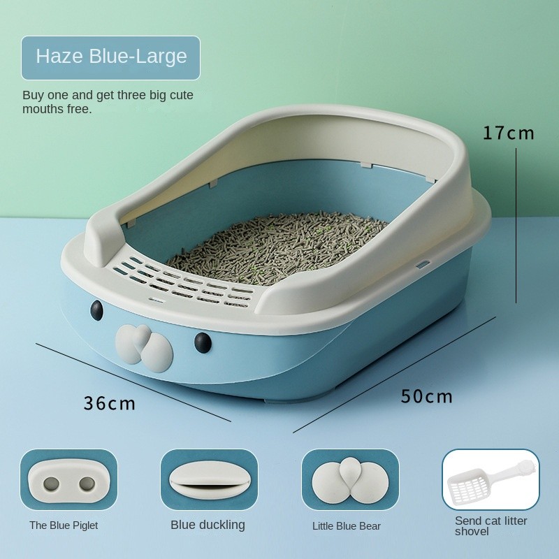 Semi-Enclosed Cat Litter Box Manufacturer - Anti-Splash Easy Clean