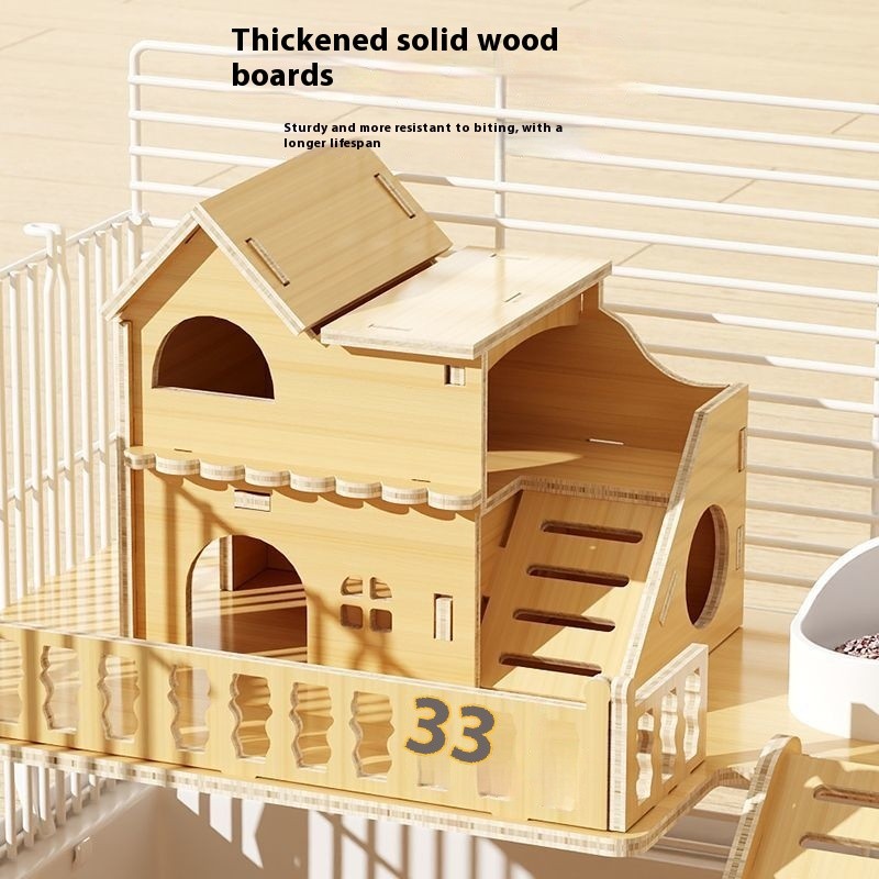 Bear Nest Supplies Supplier - Reptiles Double Cage Wood Plastic