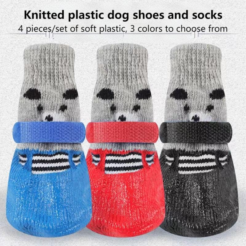 Pet Rain Boots Factory - Silicone Waterproof Non-Slip Outdoor