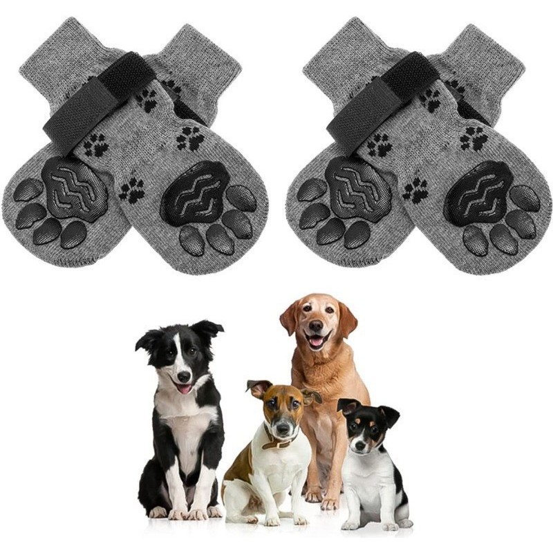 Dog Socks 4 Pack Supplier - Breathable Non-Slip Mute Foot Cover