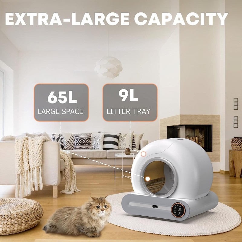 Smart Cat Toilet Factory - Large Capacity Intelligent Exhaust
