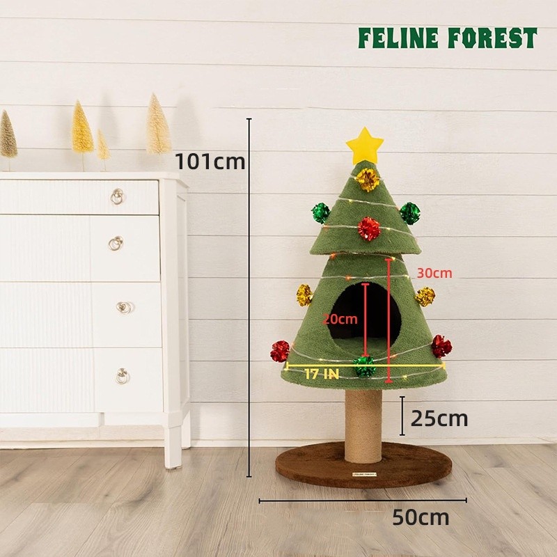 Sisal Cat Toy Rack Factory - Wood Scratch-Resistant Climbing Nest