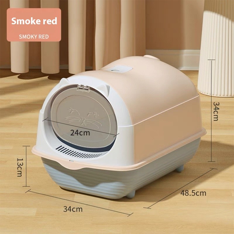 Extra Large Cat Litter Basin Supplier - Semi-Enclosed Eco-Friendly