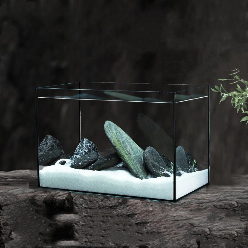 Desktop Fish Tank Supplier - HD Glass Hot Bending Landscaping