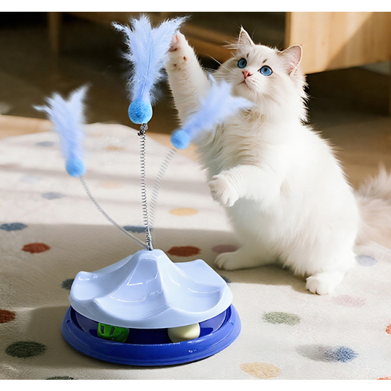 Interactive Cat Toy Factory - Self-Hi Feather Tease Track