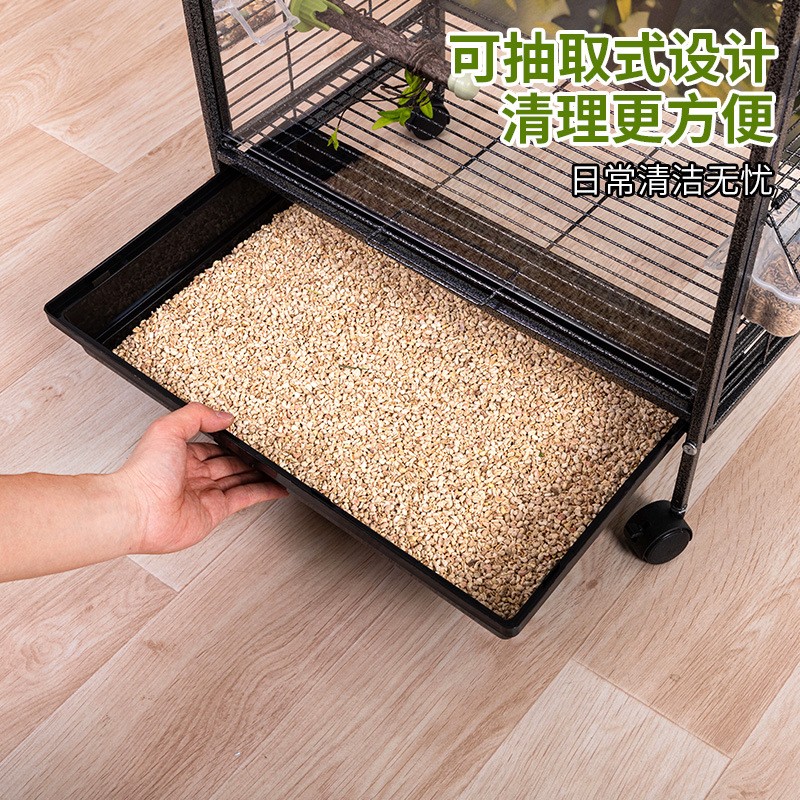 Ornamental Birdcage Factory - Pastoral Metal Villa Button Closure