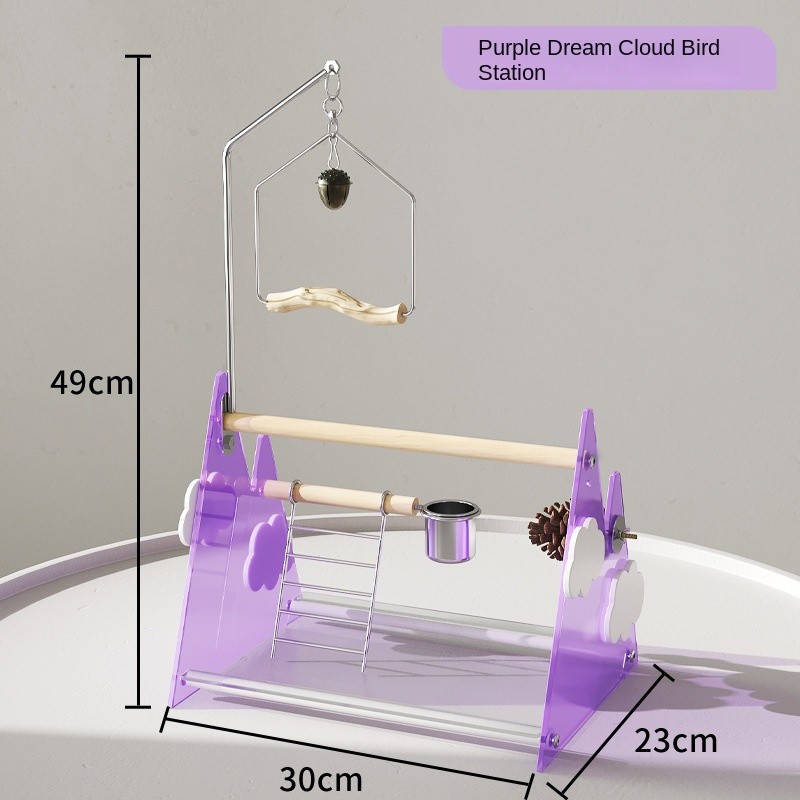 Transparent Birdcage Supplier - High-End Scene Metal Villa